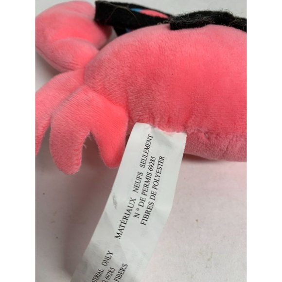 Par Tween Brands Plush Stuffed Animal Doll Toy 7.5 in Pink Crab With Sunglasses - Picture 3 of 3